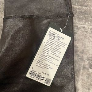 LULULEMON WUNDER TRAIN HR TIGHT 25” FOIL